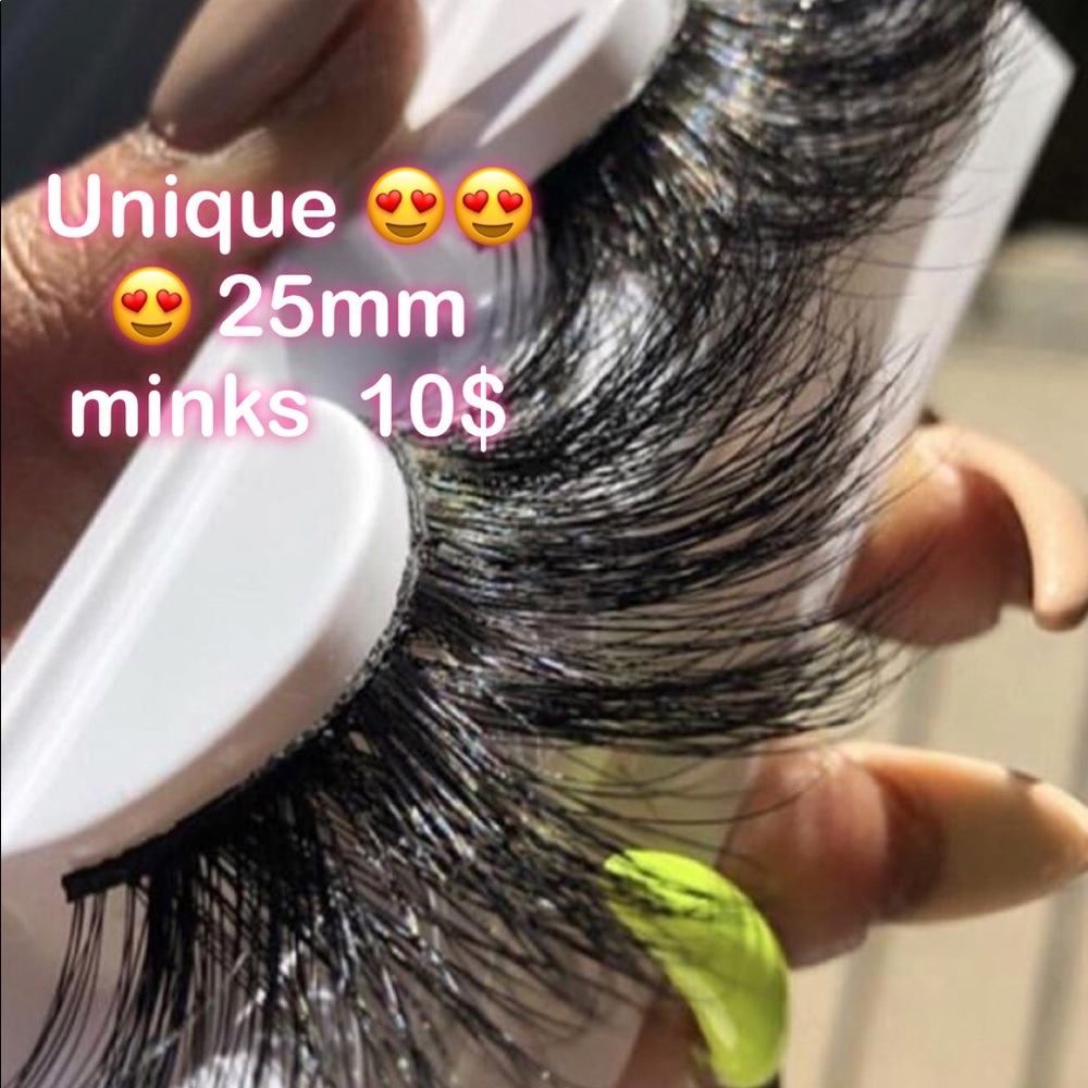 3D mink lashes 25mm